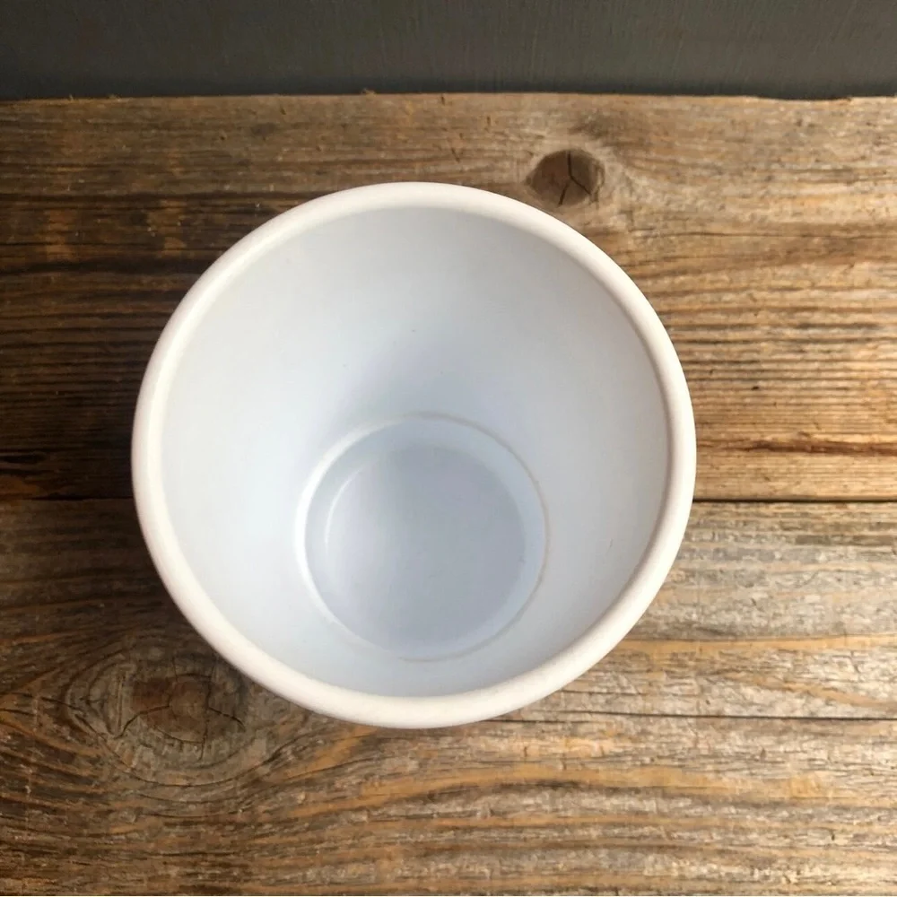 Matte White Planter Pot